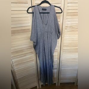 Hatch Maternity Riviera Floral Print Kaftan Dress